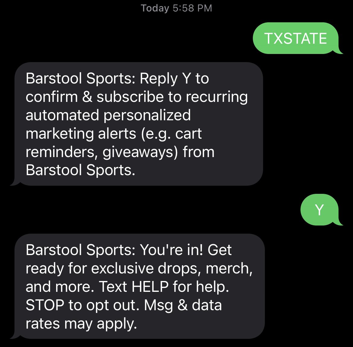 DrewTate337332's tweet photo. @BarstoolTXST You forgot to follow me back https://t.co/ZaKSvJjr9Q