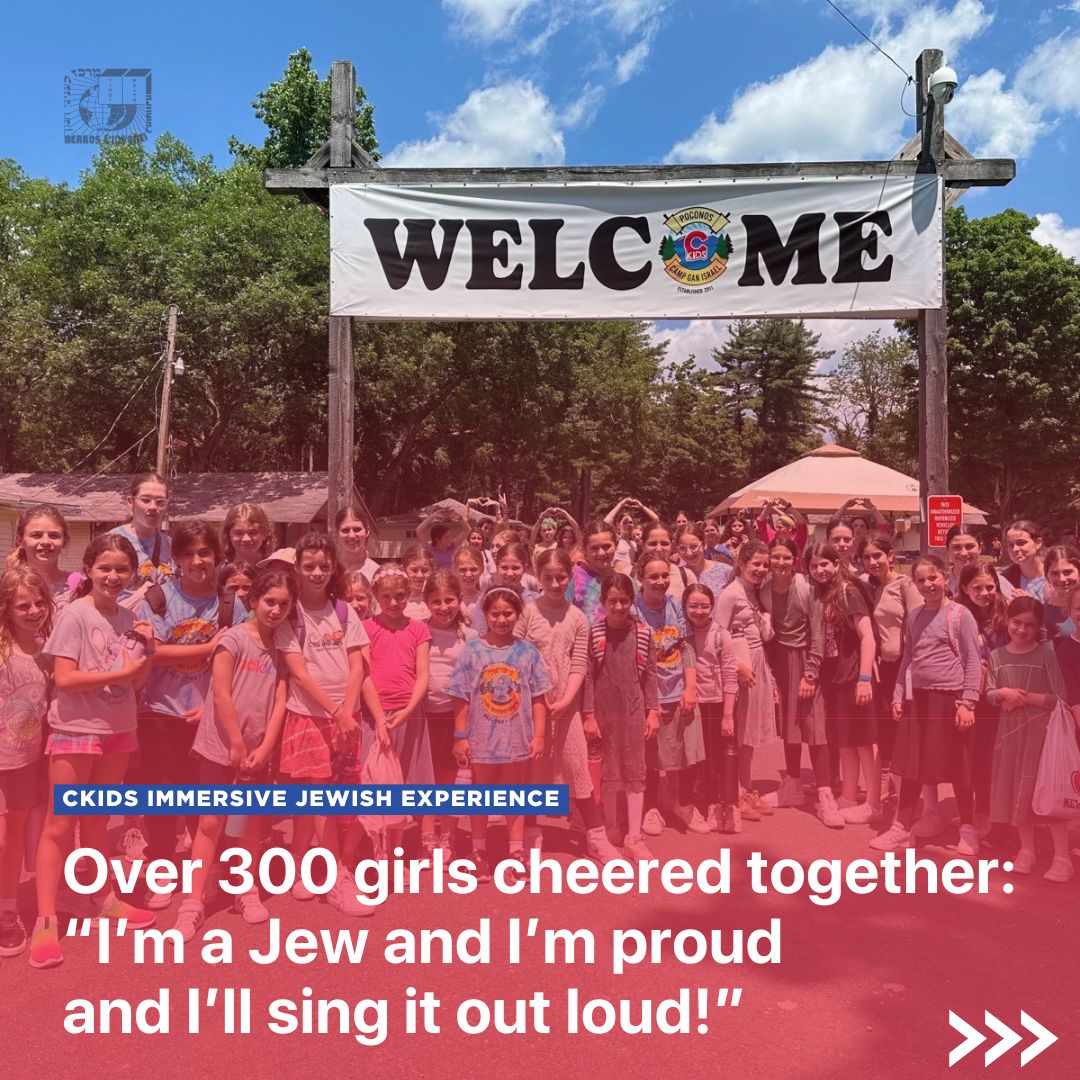 chabad_hq's tweet photo. Over 300 girls from six Gan Israel day camps united for the inaugural CKids CGI Overnight Experience in the Poconos.
From epic concerts to bonfires, they embraced Jewish pride together. "This camp makes me extra proud to be a Jew," said 13-year-old Yasmine. #JewishPride #CKids https://t.co/bsqQeZXSJ6