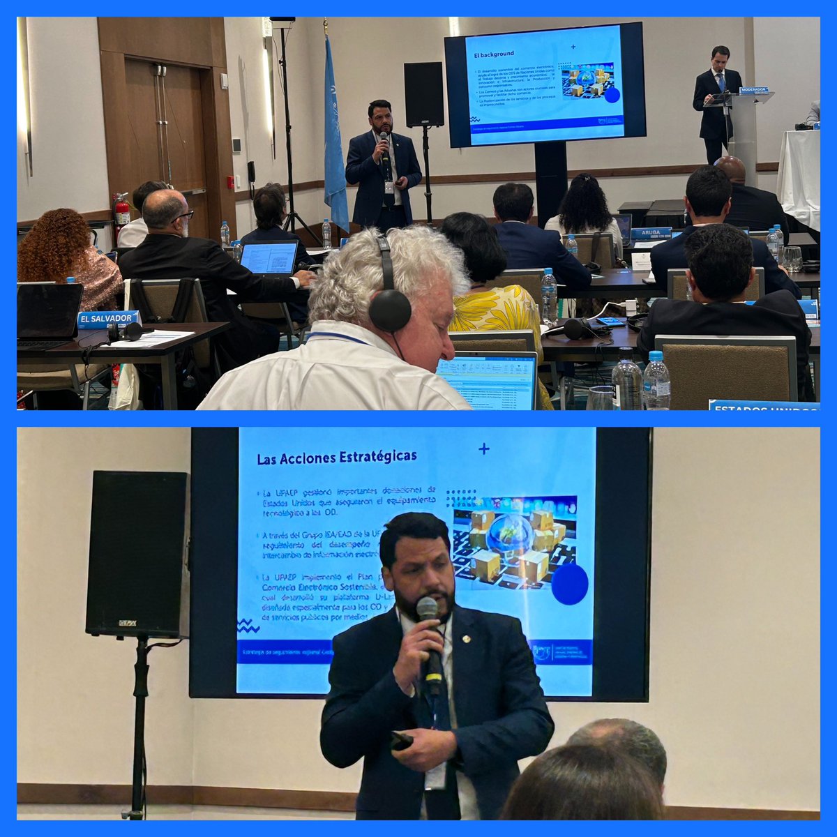 RocioBarcenaM's tweet photo. Reunión estratégica Correo-Aduana 2023
Una importante iniciación de la @Union_UPAEP con l liderazgo del Secretario @frankcast en favor de los Correos de la Región. Oranjenstad, Aruba https://t.co/7NEe6MUFCC