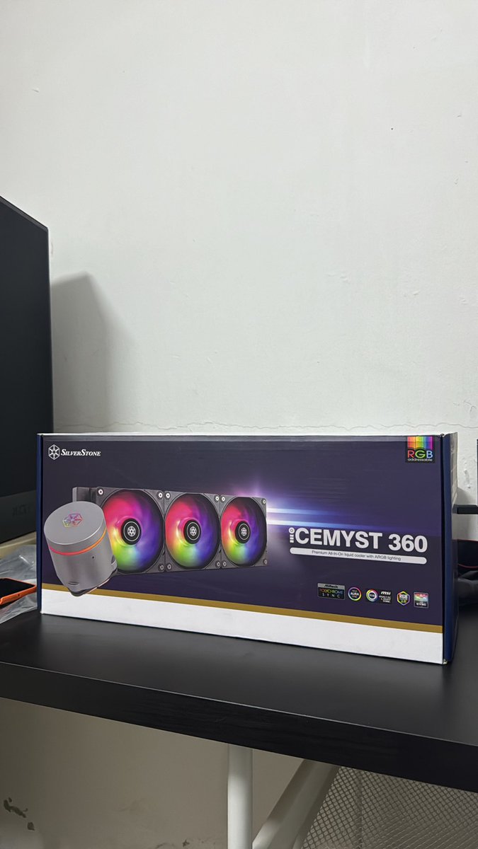 Eng_S4OG's tweet image. بعد تجارب اقدر اقول لكم المبرد بطل 👌🏻

SilverStone Icemyst 360