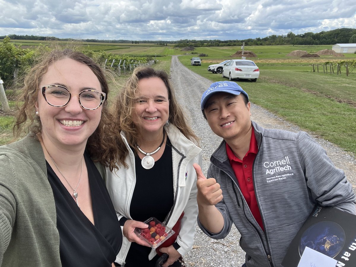 What an amazing week!!! It was an honor to host leaders from <a href="/NASAEarth/">NASA Earth</a>, <a href="/AcresProgram/">NASA Acres</a>, and <a href="/nasa_sbg/">NASA Surface Biology and Geology</a> on a three day whirlwind #Space4AgNY tour of <a href="/CornellAgriTech/">Cornell AgriTech</a> and beautiful New York grape country!