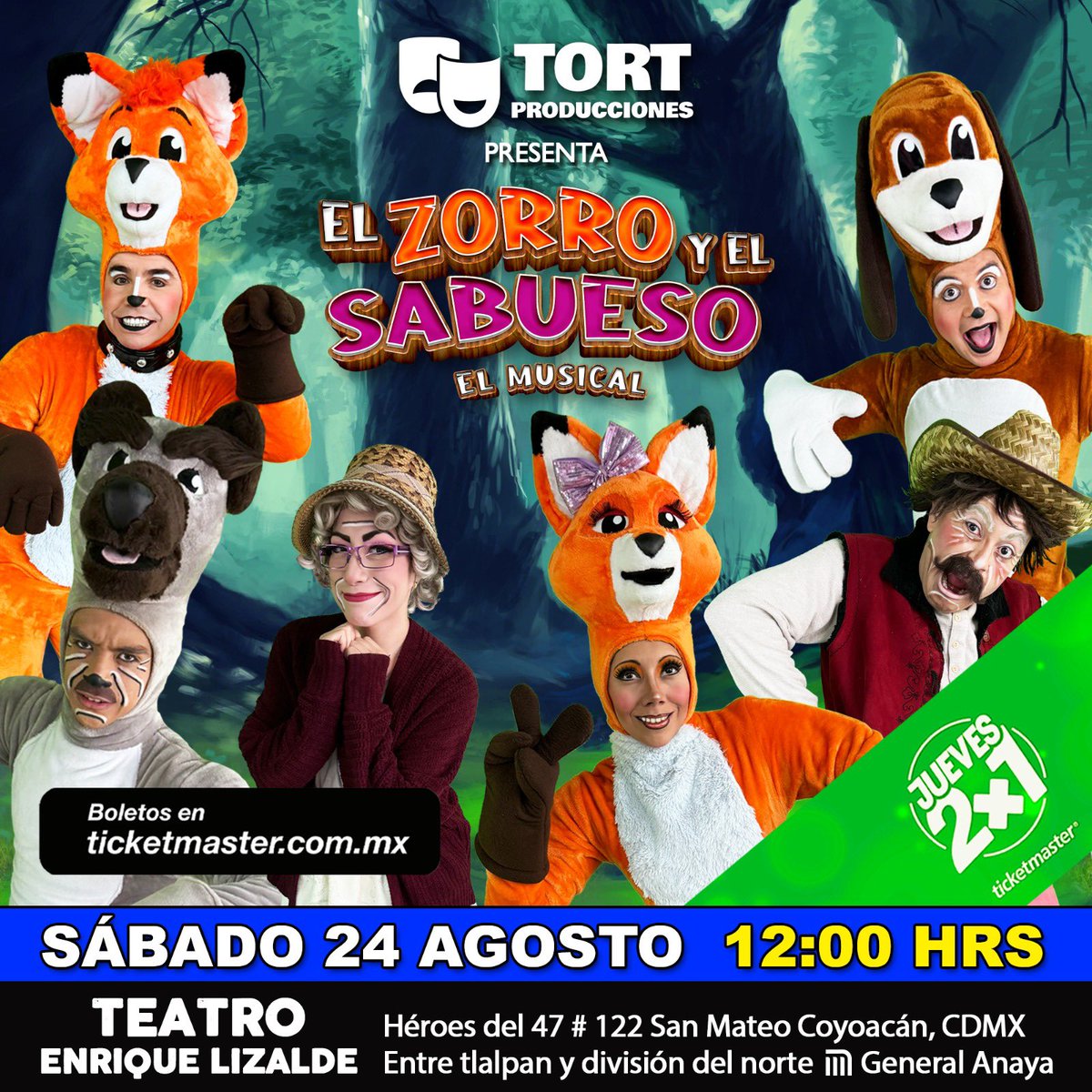 TortProduccion's tweet photo. Hoy aprovecha y compra tus entradas al 2x1 en @Ticketmaster_Me 

Da click aquí 👇
https://t.co/AdAp2rJTCD

@SOGEM_Oficial https://t.co/ziSwnDKk9M