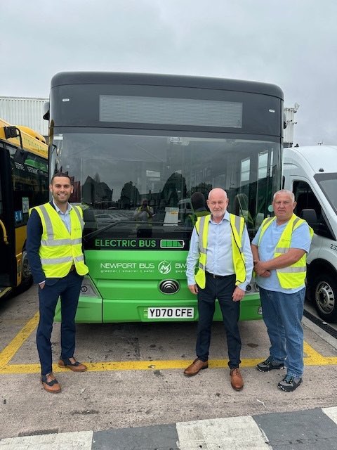 Fascinating meeting <a href="/NewportBus/">Newport Bus</a>. They offer a critical service for many of our residents in Newport &amp; beyond. Proud all their drivers have had dementia friendly awareness training as well as boasting 59 fully electric vehicles &amp; 4 coaches; The largest electric fleet in Wales. 🏴󠁧󠁢󠁷󠁬󠁳󠁿