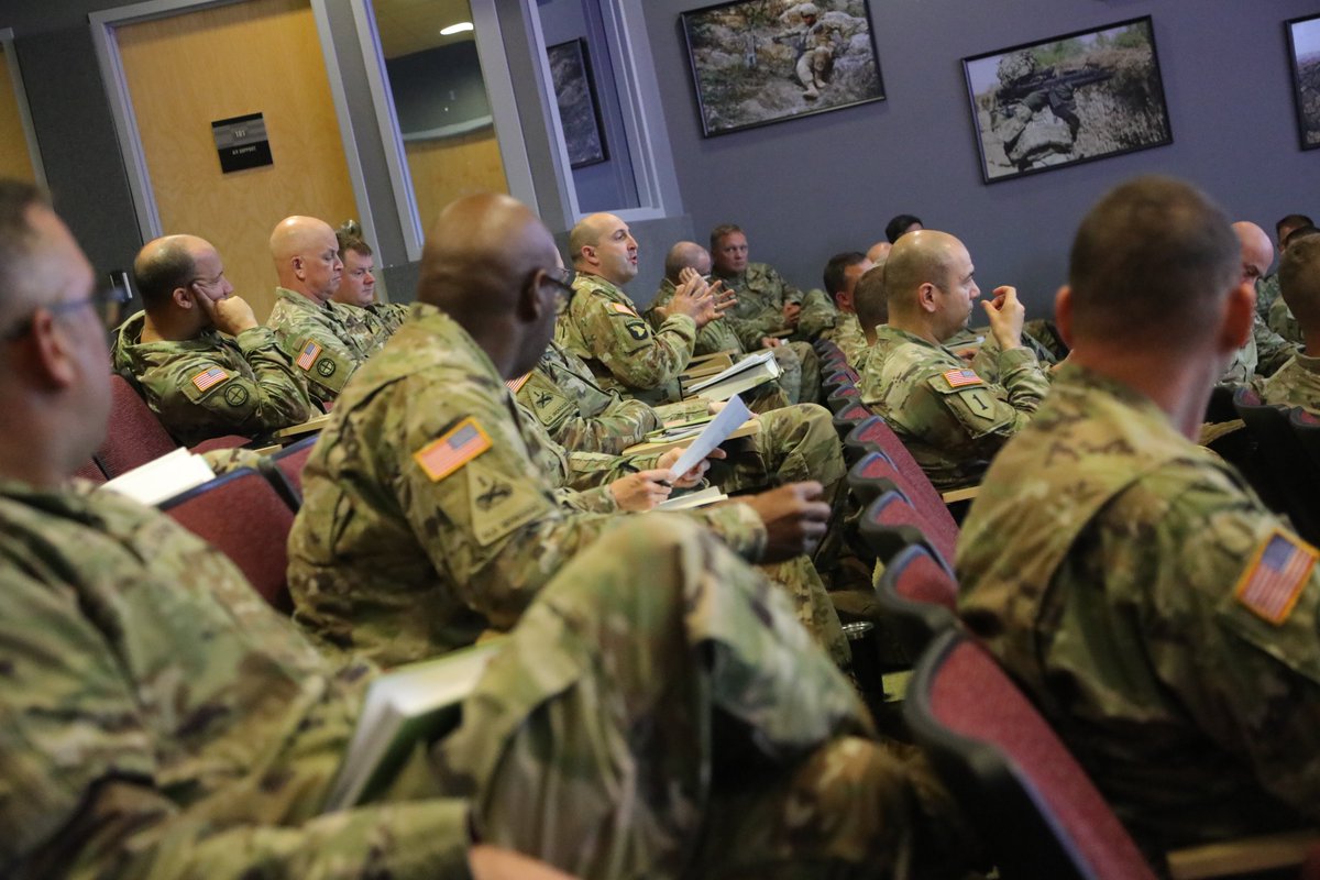 35th Infantry Division (@35div) on Twitter photo CG MG John Rueger and 35ID staff conduct an AAR of the combined CPX with <a href="/FightingFirst/">1st Infantry Division</a> June 9-23.
"This exercise was unprecedented for the 35th," said Rueger. "We've innovated to drive our training, and I don't think we could have gotten this level of training any other way." CG MG John Rueger and 35ID staff conduct an AAR of the combined CPX with <a href="/FightingFirst/">1st Infantry Division</a> June 9-23.
"This exercise was unprecedented for the 35th," said Rueger. "We've innovated to drive our training, and I don't think we could have gotten this level of training any other way."