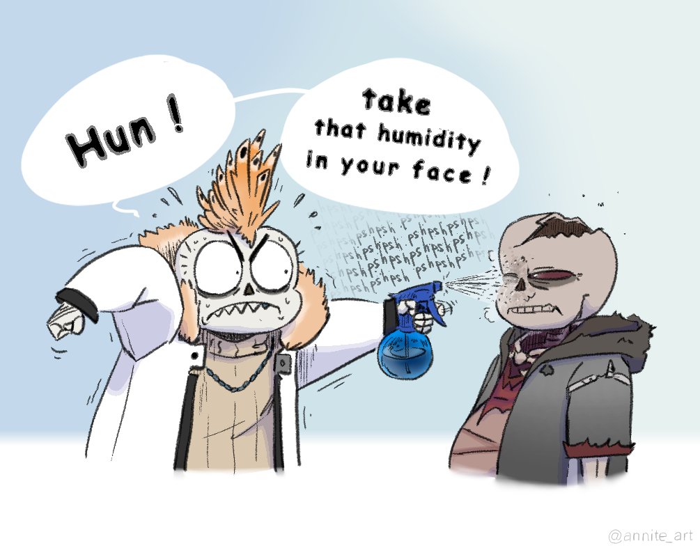 annite_art's tweet photo. C'est spontané, c'est humide, c'est cadeau. 🎁 #HDSans #CrestFell #undertaleau 

(🇬🇧EN version) https://t.co/n2gQFfxY3o