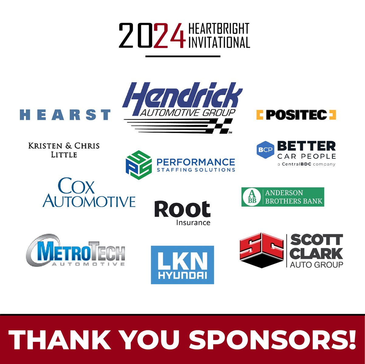 HeartBright's tweet photo. We're only 5 days away from the 15th Annual Heartbright Invitational at Emerald Lake Golf Club! 🏌️‍♂️ A heartfelt thank you to our sponsors whose support ensures this event's success.

Learn more: https://t.co/49NCp8vdLu
#HeartbrightFoundation #HeartbrightInvitational #Sponsors https://t.co/khAW5OVj6T