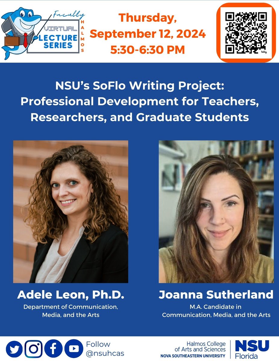 Halmos College of Arts & Sciences tweet media