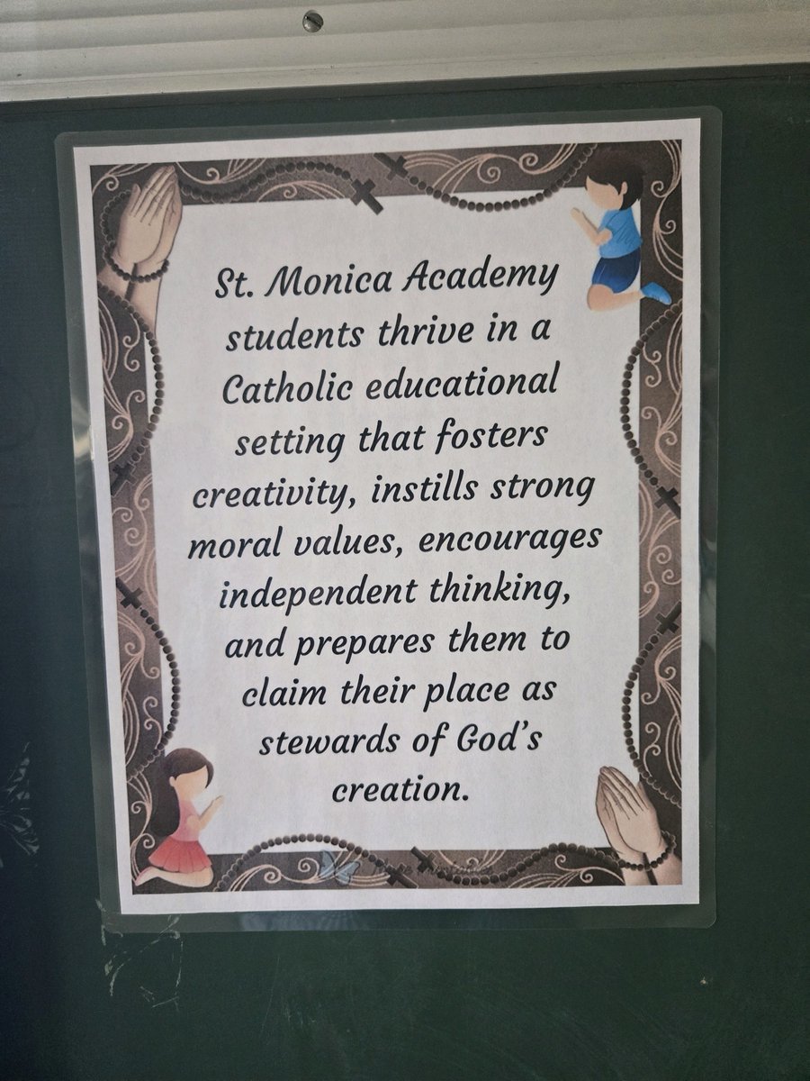 StMonicaAcademy's tweet photo. We are posting our critical verses throughout our building to help us emphasize our values. https://t.co/8WvdFooUvA
