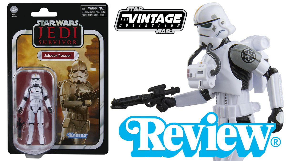 NEW VIDEO: Star Wars The Vintage Collection Jetpack Trooper from Jedi Survivor! youtu.be/PDoZi0M8z6s #TVC #StarWars #JediSurvivor