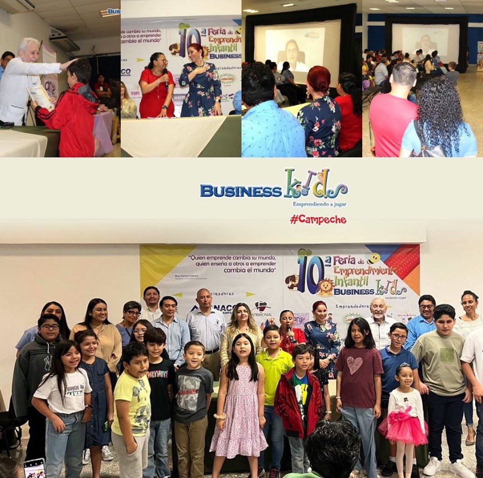 BusinesskidsCam's tweet photo. Les compartimos #Momentos 🤩de la #10FeriaDeEmprendimientoInfantilBusinesskids en el que todos los asistentes vivimos la magia 🧚🏻del emprendimiento de la mano de cada uno de los niños 🧒🏻👧🏻emprendedores. Gracias a niños, papás, autoridades, medios e invitados #ElEmprendimientoUNE https://t.co/CeGbKBwmjx