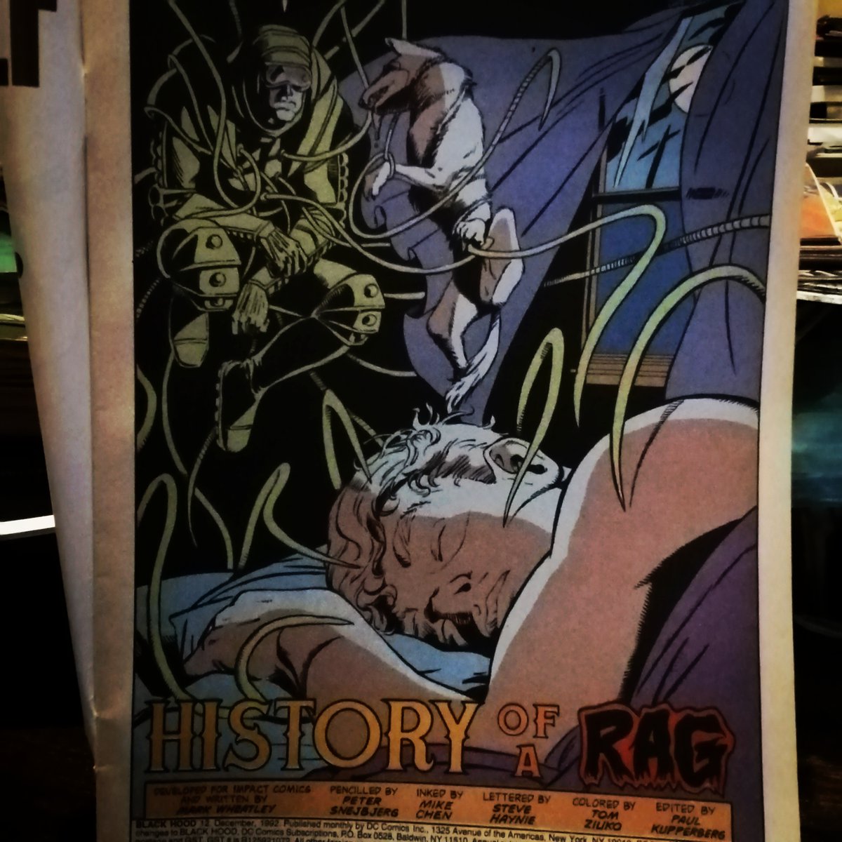 SCARCEXL's tweet image. Well, well, welll, look who penciled the last issue of Black Hood for the dc Impact line of MLJ superheroes in 1992: Peter Snejbjerg! (inked by Mike Chen)
This was a big surprise for me.