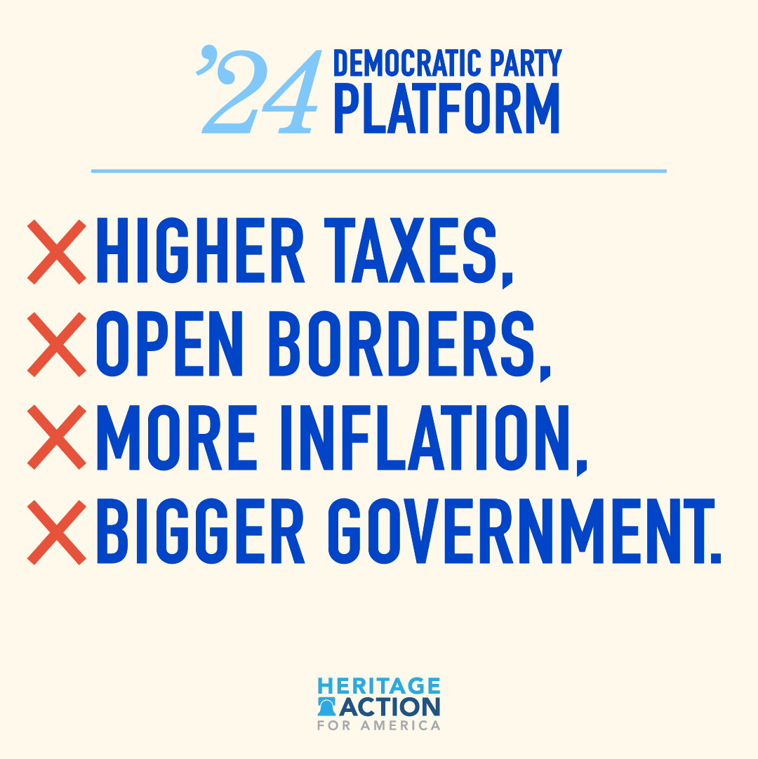 While <a href="/KamalaHarris/">Kamala Harris</a> runs from her record and ducks questions about her positions, the DNC rolled out the Democrats' 2024 platform.

We read it so you don't have to—and it's full of radical ideas that are out-of-touch with most Americans.

🧵 Here's what Kamala Harris will do: