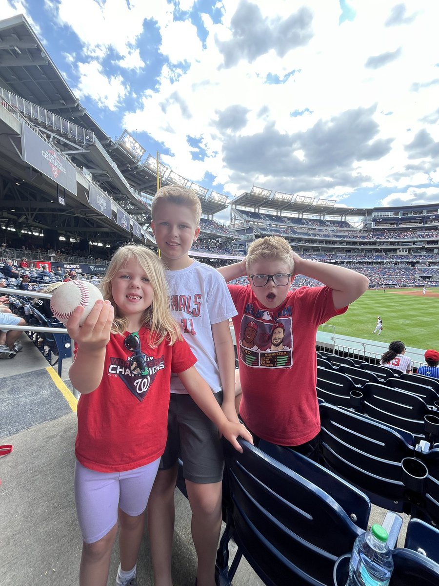 Let’s go #Nats!  And thanks Alex Call for the ball! ⚾️ #natitude <a href="/nationals/">Washington Nationals</a> <a href="/LONTDC1/">Ladies Who Like Baseball</a>