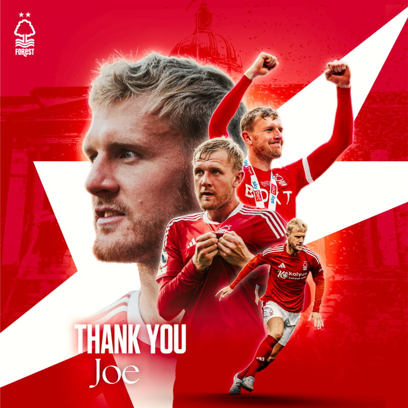 NFFC's tweet photo. Joe Worrall has completed a permanent transfer to Burnley.

Thank you for everything and all the best for the future, Joe ❤️