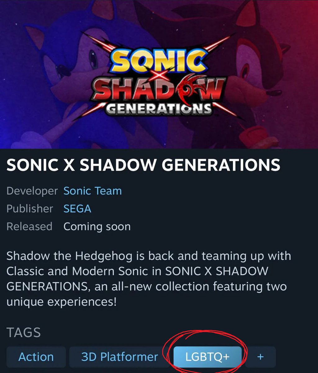 se ve bien chido el sonic x shadow generations