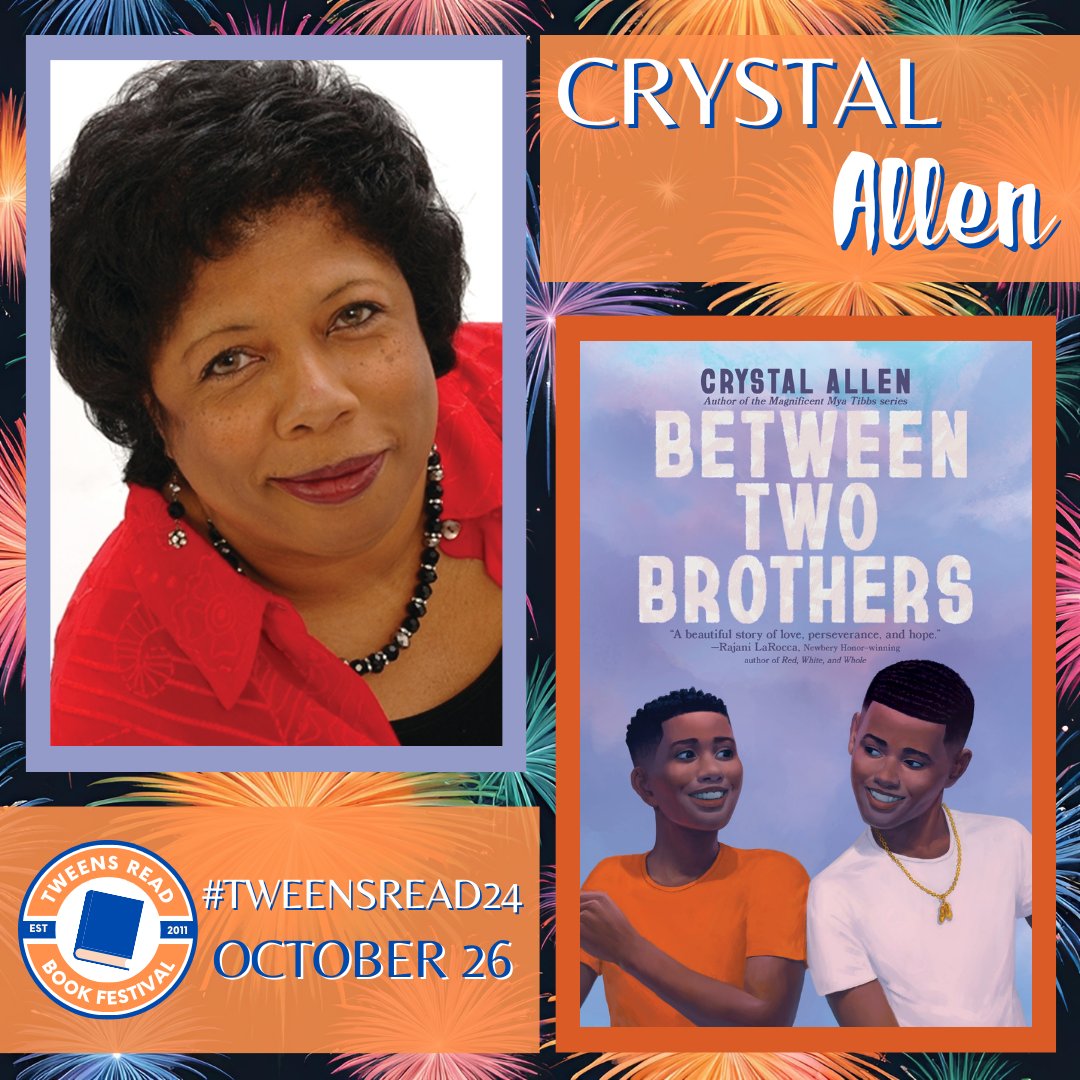 We are absolutely thrilled to welcome back #TexasAuthor Crystal Allen to Tweens Read this year! You may remember her joining us in 2015, and couldn't be more excited to have her back for new new middle grade novel, "Between Two Brothers"! #TweensRead2024 @rcpjallen