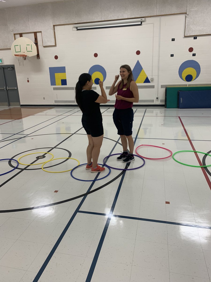 MrPasqua's tweet photo. Some action shots from my #OCSBSummerInstitues . Control the Chaos: How to Plan and Manage an Effective Physical Education class.  I hope my colleagues have gained some tools to take back to their classes. 🙏 #OCSBSummerLearning @ocsbLead https://t.co/23SDmydjKU