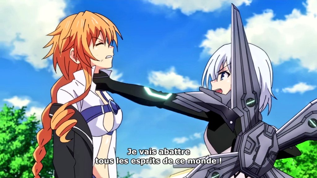 Solviers's tweet photo. Origami veut tuer tout les esprit et a même kidnapper Shido.
Yoshino a pu le sauver et Tohka a recuperer ses pouvoir pour proteger ses amies et la combattre.
Alors que Tohka allait battre Origami elle se transforme en esprit.
Et la belle Kurumi apparait ENFIN ! 😁❤
#DateALiveIII https://t.co/kNPRv5LYod