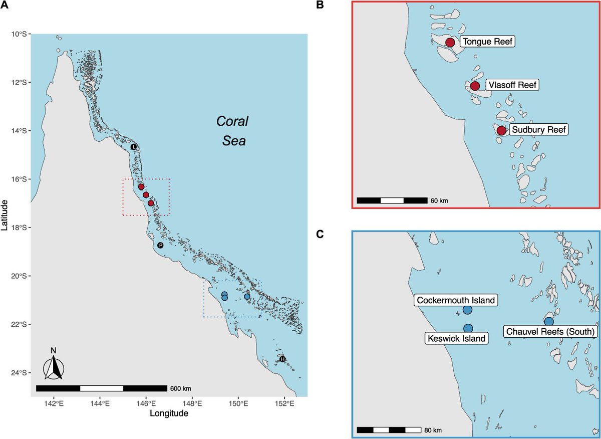 Species’ #ClimateChange responses depend on collective responses of populations, yet intraspecific variation is rarely studied in marine species. This study explores thermal performance differences between coral reef damselfish populations.  

DOI: doi.org/10.1093/conphy…