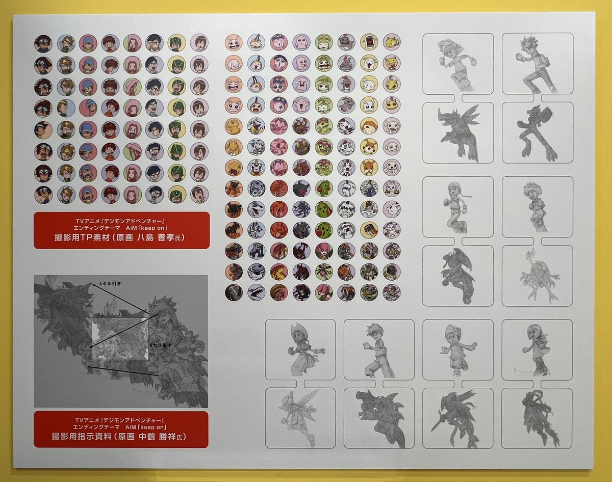 後期ED「keep on」のグッズ✨
 #デジモンアドベンチャー展 に行かれた方は見られたと思うのですが、これから行かれる方は隈なく一つ一つ しっかり見てもらいたいくらい みんな表情豊かで可愛いです☺️ グッズにしてもらえてとても嬉しい！

#デジモン25th展 #デジモン　
#digimon #digimonanimation25th