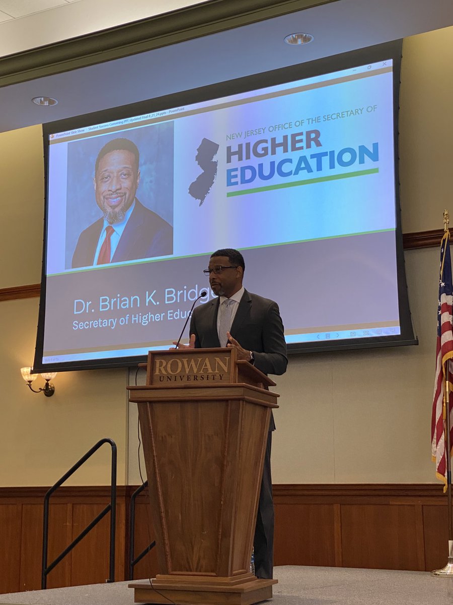 NJ Office of the Secretary of Higher Education (@njhighered) on Twitter photo “We’ve established an effective and thoughtful statewide policy platform for higher education that continues to have real impact,” shares <a href="/SecBBridges/">Brian K. Bridges</a> highlighting New Jersey’s college affordability, equity, and persistence initiatives at #NJHigherEd #StudentSuccess convening. “We’ve established an effective and thoughtful statewide policy platform for higher education that continues to have real impact,” shares <a href="/SecBBridges/">Brian K. Bridges</a> highlighting New Jersey’s college affordability, equity, and persistence initiatives at #NJHigherEd #StudentSuccess convening.