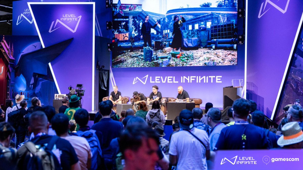 LevelInfinite's tweet photo. 🎮 Yesterday at Gamescom, we took the crowd #IntoTheInfinite
From thrilling gameplay experiences to epic stage events and exclusive swag, the Level Infinite booth is the place to be.
See you in 📍Hall 6 at #Gamescom2024 https://t.co/imi9NhNd9r