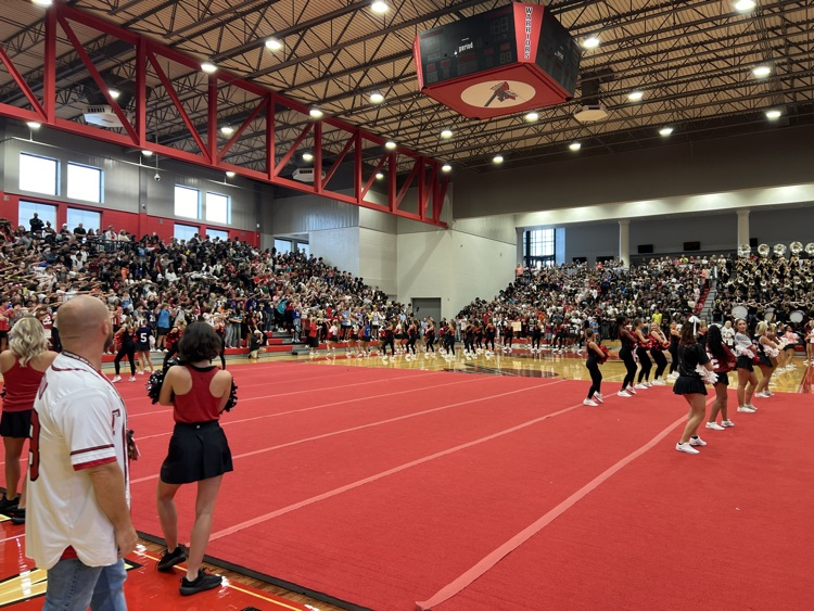 THS_Warrior's tweet photo. Today’s pep rally at Thompson High School was 🔥 as we fired up the Warrior spirit! We're ready to take on Grayson tonight—let’s show them what we’re made of! 🏈💥 #ThompsonHigh #GoWarriors #ESPN2 https://t.co/QPt2RMKtL9
