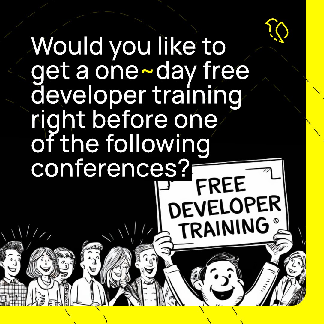 lukaszchrusciel's tweet photo. Hello Folks!

I've got some exciting news for all @Sylius developers out there! @CommerceWeavers is planning to offer free one-day developer workshops right before some of the biggest upcoming conferences, and we need your input to make it happen! 📷

Whether you're looking to sharpen your skills, learn more about the Sylius ecosystem, or network with like-minded professionals, these workshops are the perfect opportunity. Imagine entering these conferences fully prepared and ready to take your expertise to the next level. 💪
Here's when and where we're planning the workshops:
📆 September 18th - #APIPlatformCon
📆October 22nd - #TestCon, Vilnius
📆November 12th - #SyliusCon, Lyon
📆December 4th - @SymfonyCon, ViennaBut 

Here's the catch: To make these workshops a reality, we need at least 5 interested participants per location. This is where you come in!
How can you help?
1. Interested? Secure your spot by taking our survey in the post below!
2. Can't make it? No worries! You can still support the community by sharing this post or tagging a friend who might be interested. Every little bit of help counts! 📣
I appreciate your support, and we can't wait to see you at the next conference! 🎉 To make these workshops a reality, we need at least 5 interested participants per location #Sylius #FreeTraining #ITWorkshops