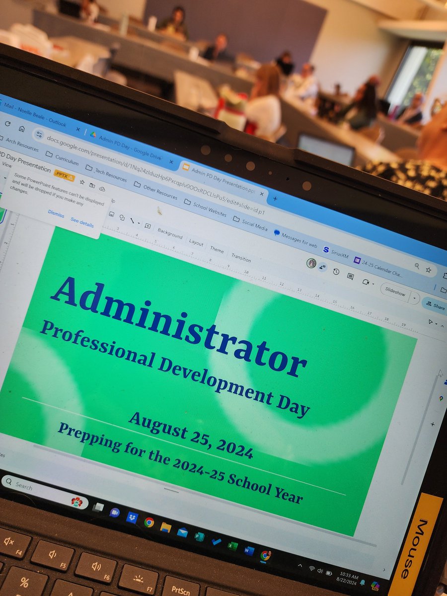 Our front office admins are diving into a day of professional learning, focusing on Office, AI tools, and Canva! Big thanks to Kathleen Crayne, our Director of Enrollment for designing this empowering day!