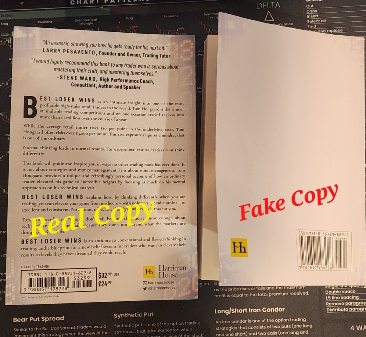 redpaste's tweet image. One of the best books on why most traders fail. Highly recommend, but please make sure you buy the legitimate copy so that the brilliant author @TomHougaard receives his proper credit.