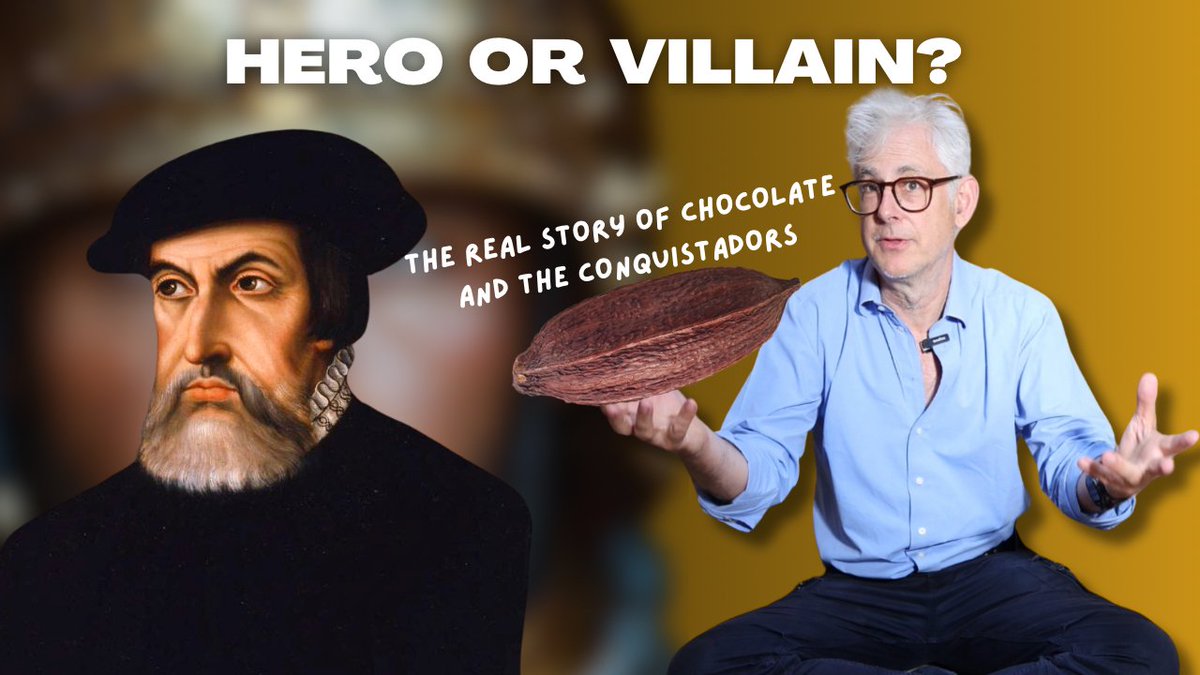 We need to talk about chocolate?
Hero or villain, surely one of the most controversial figures in history. Hernando Cortes -Conquistador. This is the age of discovery and the age of wonder. A moment when the world changed forever. Modern Europe is born.
YOUTUBE