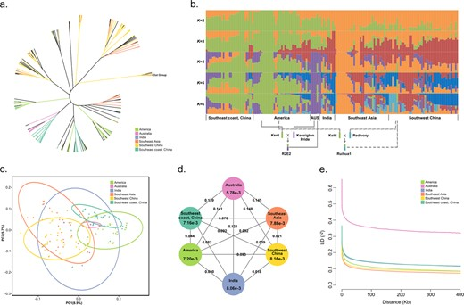 Hortres's tweet photo. Mango genome sequencing reveals genetic diversity & agronomic trait loci. Chinese mangoes form 2 gene pools. Insights for genomic breeding. #MangoGenomics
@OxfordJournals
Details:https://t.co/HLeV6kxzKZ https://t.co/cY2bQkaqZD