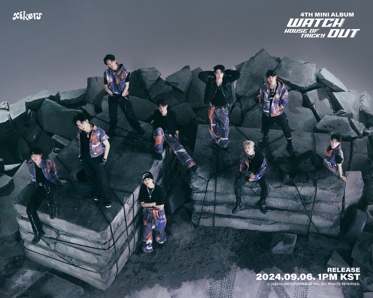xikers_official's tweet photo. [📷] xikers - 'HIKER' CONCEPT POSTER

RELEASE 2024. 09. 06. 1PM(KST)

#xikers #싸이커스 #4THMINIALBUM #HOUSE_OF_TRICKY #WATCH_OUT #KQ https://t.co/mRYVXsqElG