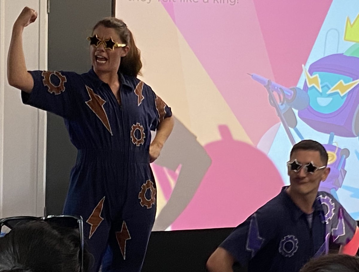 We have loved welcoming <a href="/knottedproject/">The Knotted Project</a> for an amazing #TheGreatestRobotEver family theatre tour of <a href="/NottsLibraries/">Inspire Nottinghamshire Libraries</a>  We saw some brilliant dance moves from them and from the talented children of Nottinghamshire who joined in so enthusiastically.