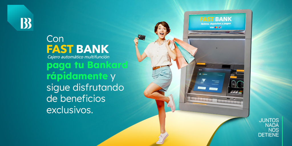 BcoBolivariano's tweet photo. ¡Aprovecha tu tiempo al máximo! Con #FastBank, puedes pagar tu Bankard de manera rápida y segura ¡Y tener más tiempo para lo que realmente importa! ⏰✅ https://t.co/zPIB7WnKCQ
