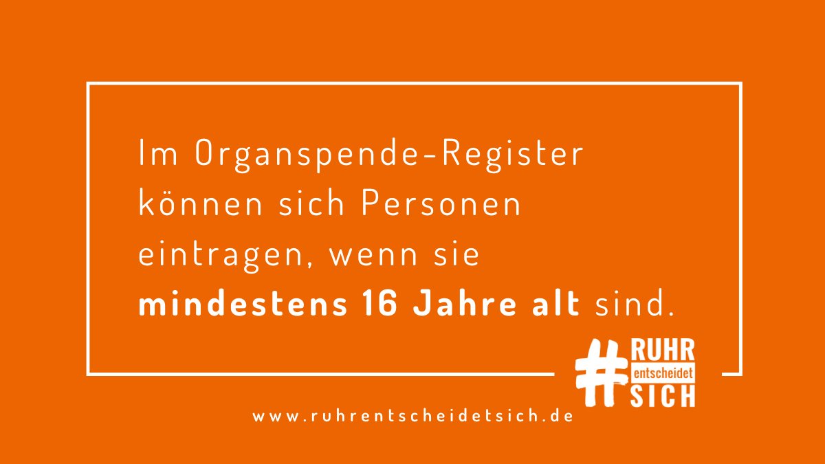 Die Eintragung ist freiwillig und kostenfrei 💪🏻

Seit dem 18. März gibt es das Register für Erklärungen zur Organ- und Gewebespende. Hier kannst du deine Entscheidung digital festhalten und sie jederzeit ändern oder widerrufen. Besuche: organspende-register.de📢