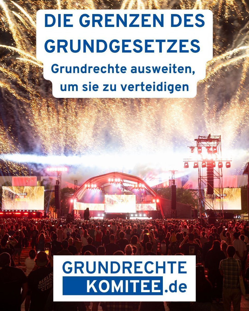 grundrechte1's tweet photo. Um die Demokratie zu verteidigen, reicht es nicht aus, sich auf die bestehende Form der Grundrechte zu beschränken. Grundrechte müssen radikal ausgeweitet werden. Unser Referent @FabianGeorgi analysiert die "Grenzen des Grundgesetzes".

https://t.co/lpR4r0issY https://t.co/7bl7p7InjP