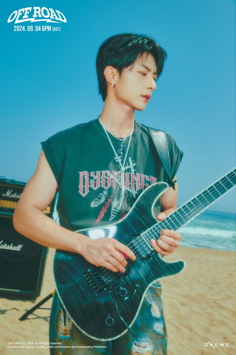 [#ONEWE]

ONEWE Digital Single 
[OFF ROAD]

☀️ SOLO CONCEPT PHOTO #1 ☀️

▪ KANG HYUN ▪

2024.09.04 6PM (KST) RELEASE✔

#원위 #OFF_ROAD 
#강현 #KANGHYUN