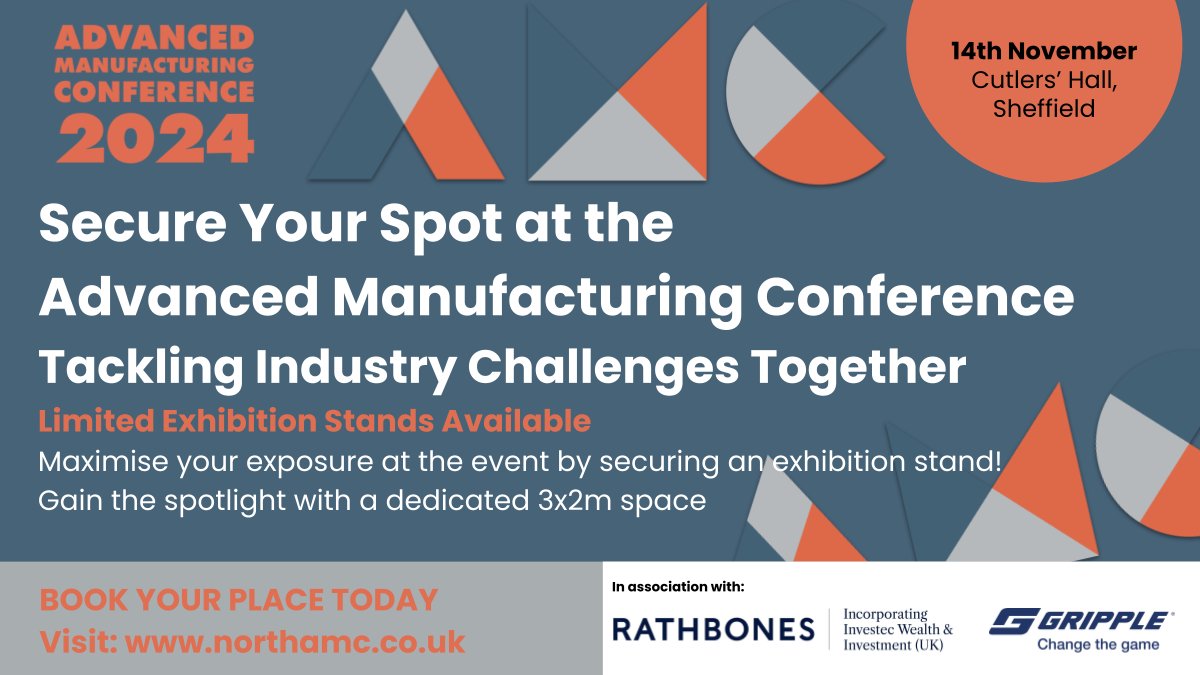 yorkshirepost's tweet photo. Network with top industry professionals and gain insights into sustainability in manufacturing. https://t.co/hTRBJyrnDP #northamc24 #manufacturing #manufacturingconference https://t.co/O54EGwPsU0