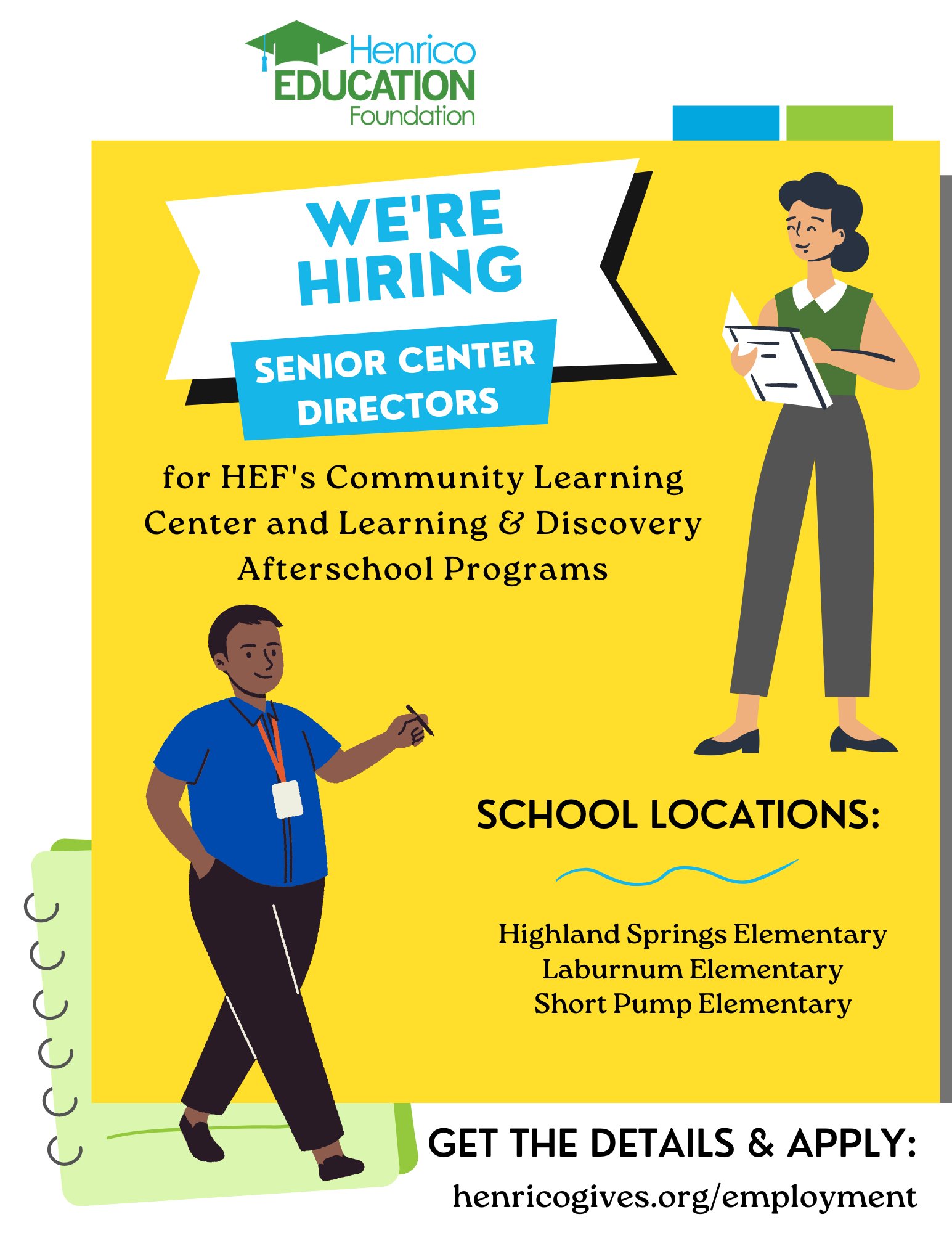 image.title Henrico Education Foundation on X: "HEF is looking to fill several