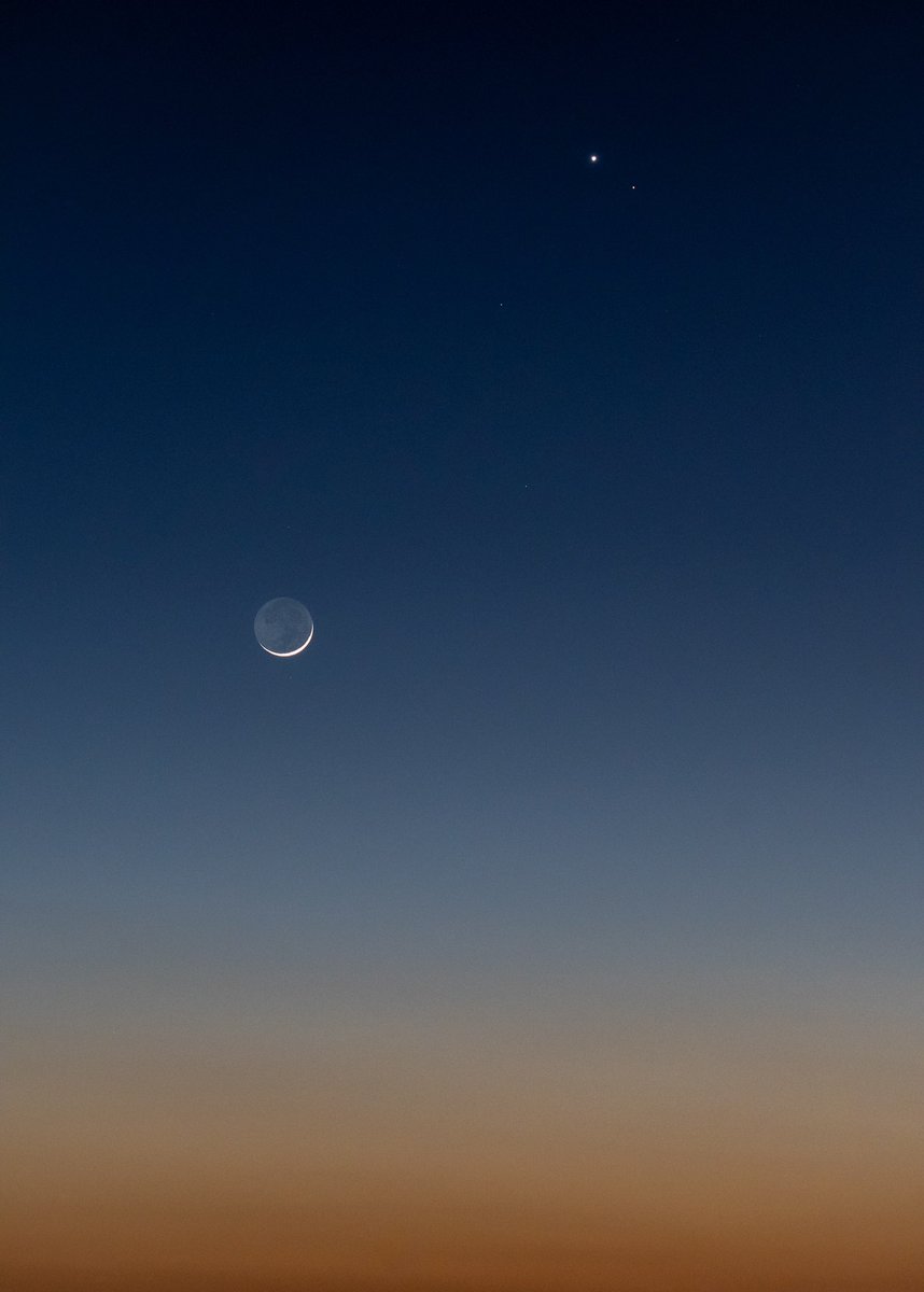 Moon, Venus and Saturn