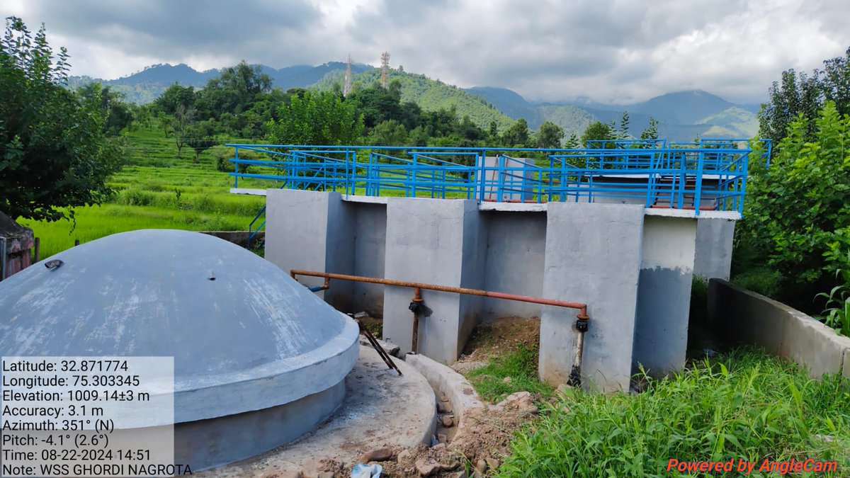 dpmuudh's tweet photo. Wss Ghordi Nagrota (JJM) Slow Sand Filtration Plant and Sump Tanks, Sub-Division Chenani
#JalJeevanMission
@DullooAtal @shaleenkabra @JJM_JK @udhadm @chief_jal @dioudhampur @DrGnitoo @xen_jal https://t.co/Xjue4wF6iL