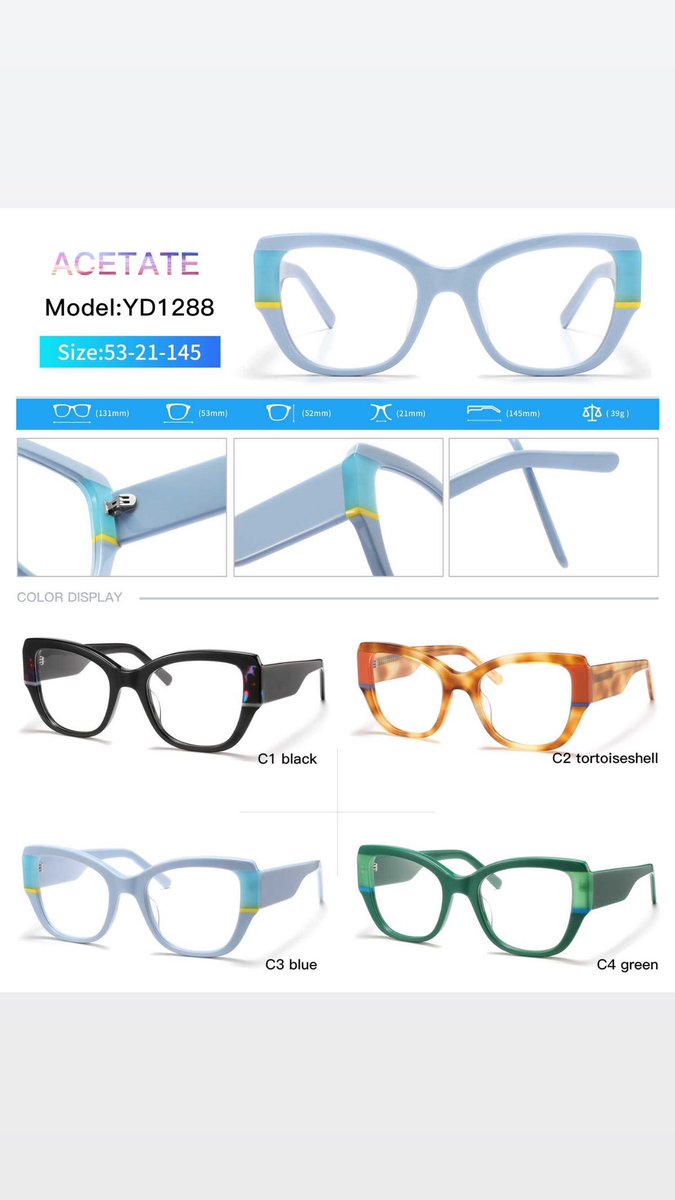 Visual_Glorious's tweet photo. Welcome to pay attention to our account and discover more latest collection2024 high quality,luxury and retro metal &amp; acetate frames 

#VisualGlorious #eyewear #newcollection #collection2024#Sunglasses#optical frame #acetate#metal https://t.co/p4IEwxJ1bL