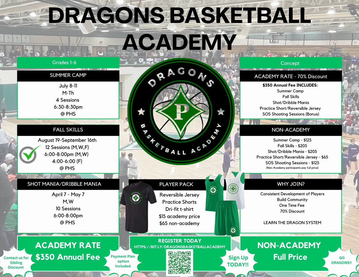 pickensbball's tweet photo. Boys Basketball Select tryouts (grades 5,6).  
🗓️ October 6, 13
⏰ 2:00-3:30
🏫 @ Pickens HS
🔗 https://t.co/VbKEbjzYZq
DBA registration is open year round. Fall Skills is underway.  It’s not too late to join.  Take a 👀. https://t.co/i2pRX9HR5I
