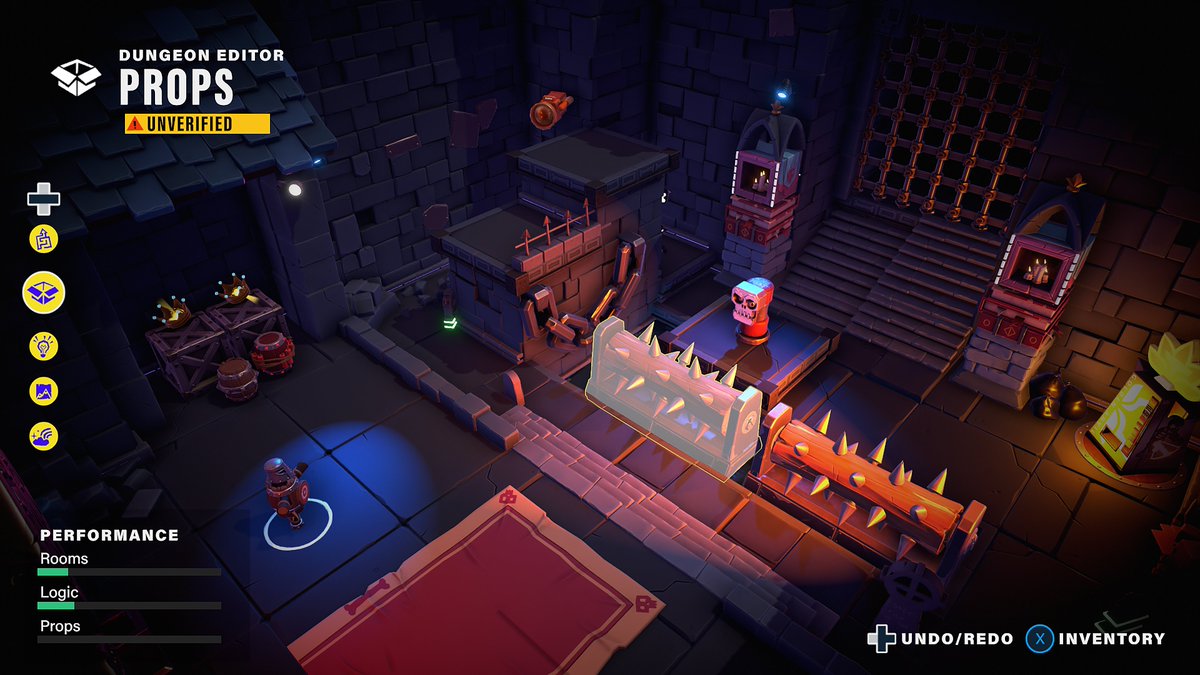 glowmade's tweet photo. Fancy yourself a lover, not a fighter? @PlayKingOfMeat has you covered with the Komstruct Dungeon Creator!

Build your dream arenas, mastermind tricksy traps, and publish dungeons for the community to earn awesome rewards! The more you build, the brighter you shine 🛠️👑🥩 https://t.co/f8D7umkLLO