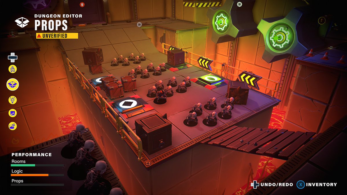 glowmade's tweet photo. Fancy yourself a lover, not a fighter? @PlayKingOfMeat has you covered with the Komstruct Dungeon Creator!

Build your dream arenas, mastermind tricksy traps, and publish dungeons for the community to earn awesome rewards! The more you build, the brighter you shine 🛠️👑🥩 https://t.co/f8D7umkLLO