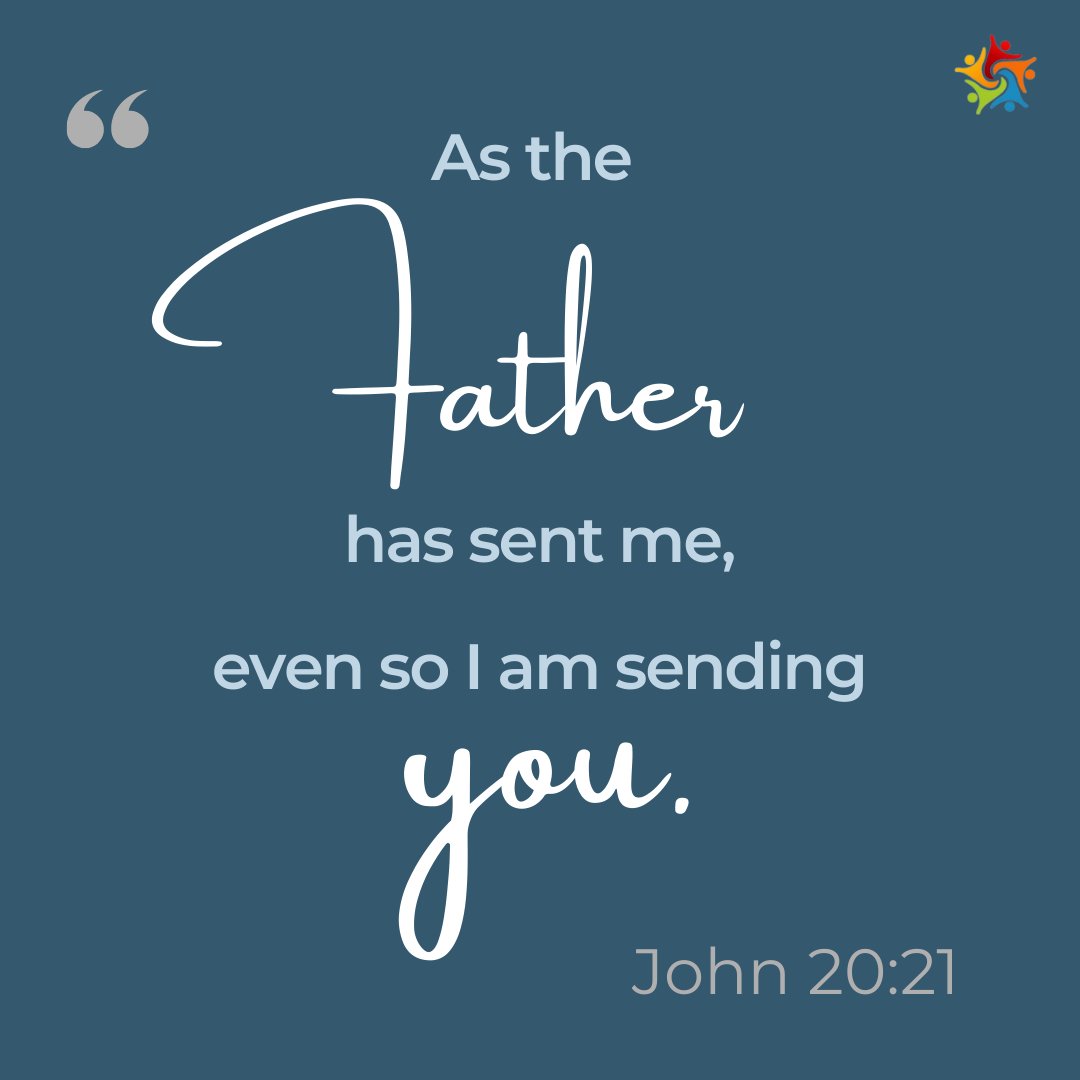 MissionfestMB's tweet photo. As the Father has sent me, even so I am sending you.

John 20:21

#missionfestmanitoba https://t.co/g5ByJGPApL