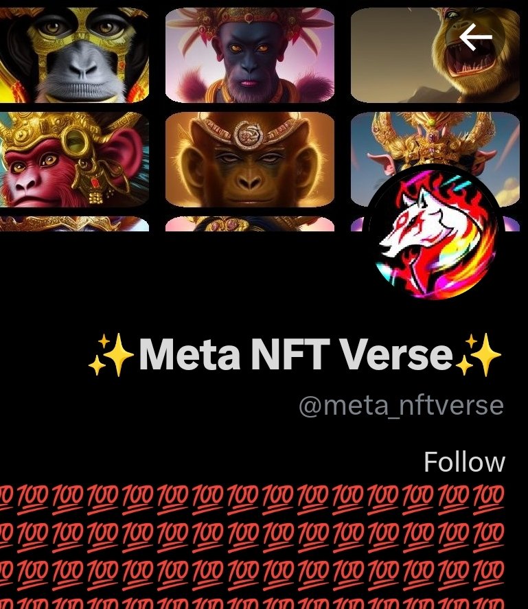🚨🚨🚨Alert: Fake pages using the name "Meta NFT Verse" have been created to defraud and harm our reputation. These pages are not affiliated with us. Please report them to protect our community. 
#NFT #NFTs
#nftarti̇st