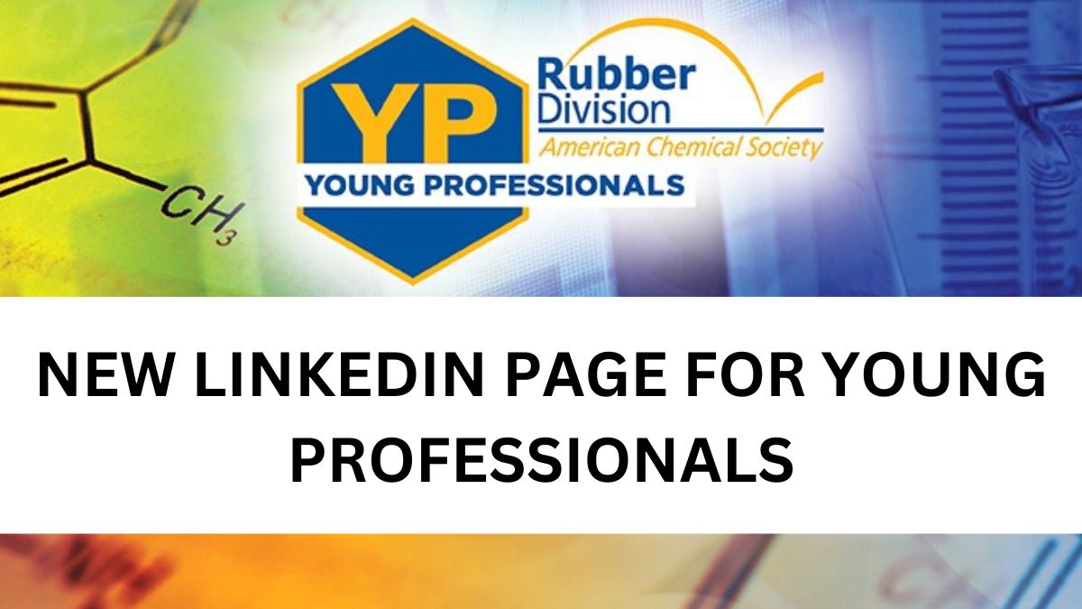 Are you under 40 years old? Follow our new LinkedIn page hosted by our Young Professionals Committee to receive information of interest specific to the YP rubber community! Link to Page: bit.ly/3yCK5C4

#RubberIndustry
#RDYP