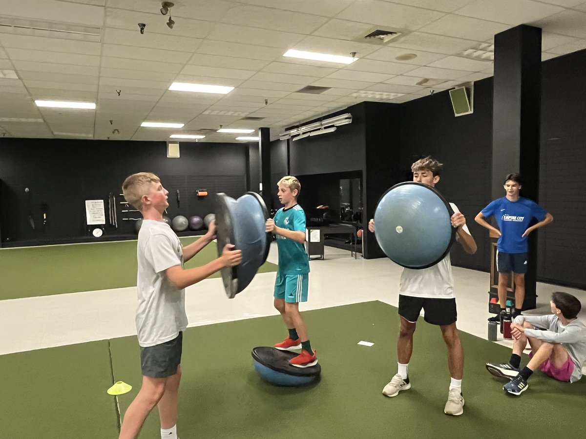 Boys putting in the work this summer as they prepare for the 2024 Season.